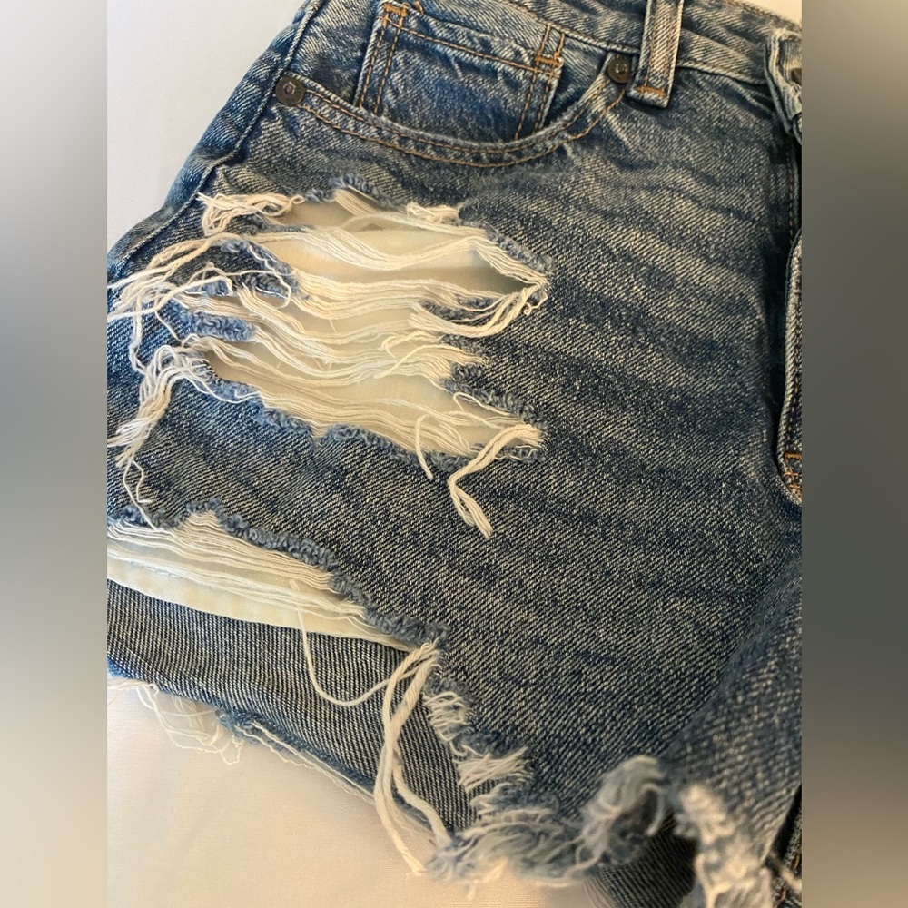 AE Strigid Mom Shorts Size 0 - Picture 5 of 15